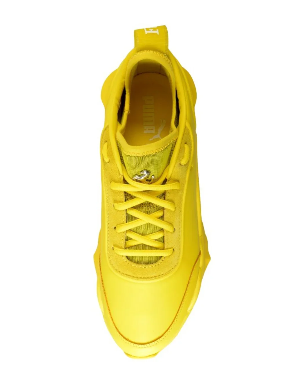Puma X Scuderia Ferrari Nitefox Yellow Leather Sneakers Shoes US 12 UK 11 EU 46